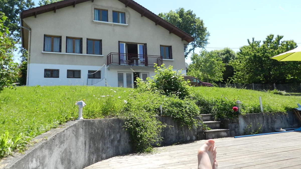 Publier House | Charming house with swimming pool, 5 bedrooms, for 8 people, view of Lake Geneva