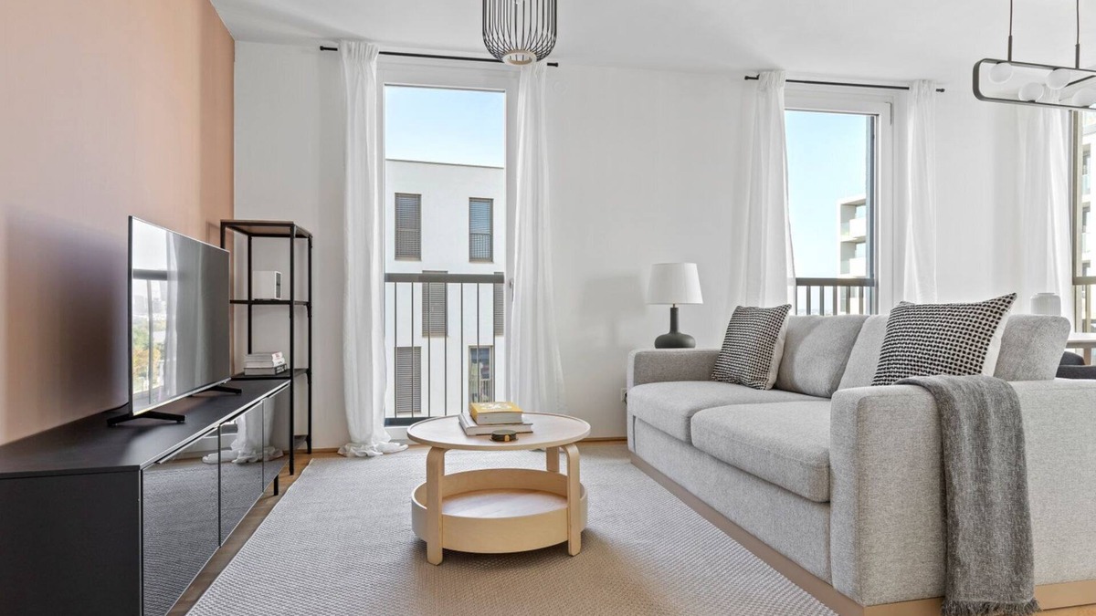 Vienna Apartment | Charming Leopoldstadt 2BR w/Gym & Loggia, near U2, by Blueground