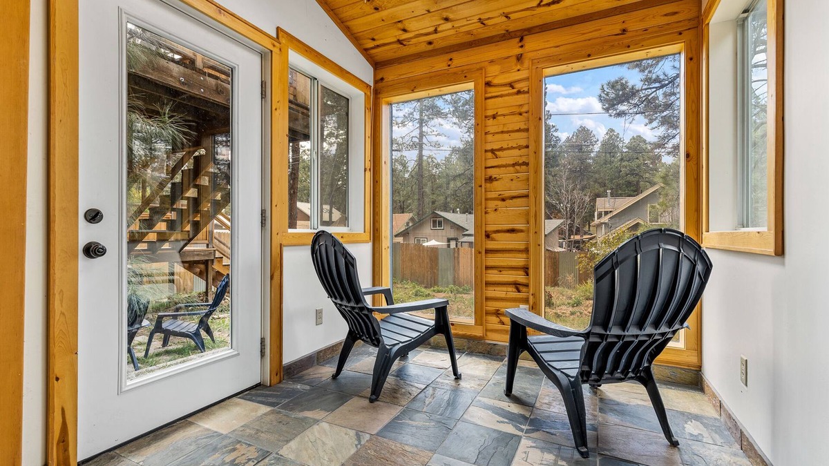 Mountainaire House | Charming Retreat with Sunroom & Spacious Deck