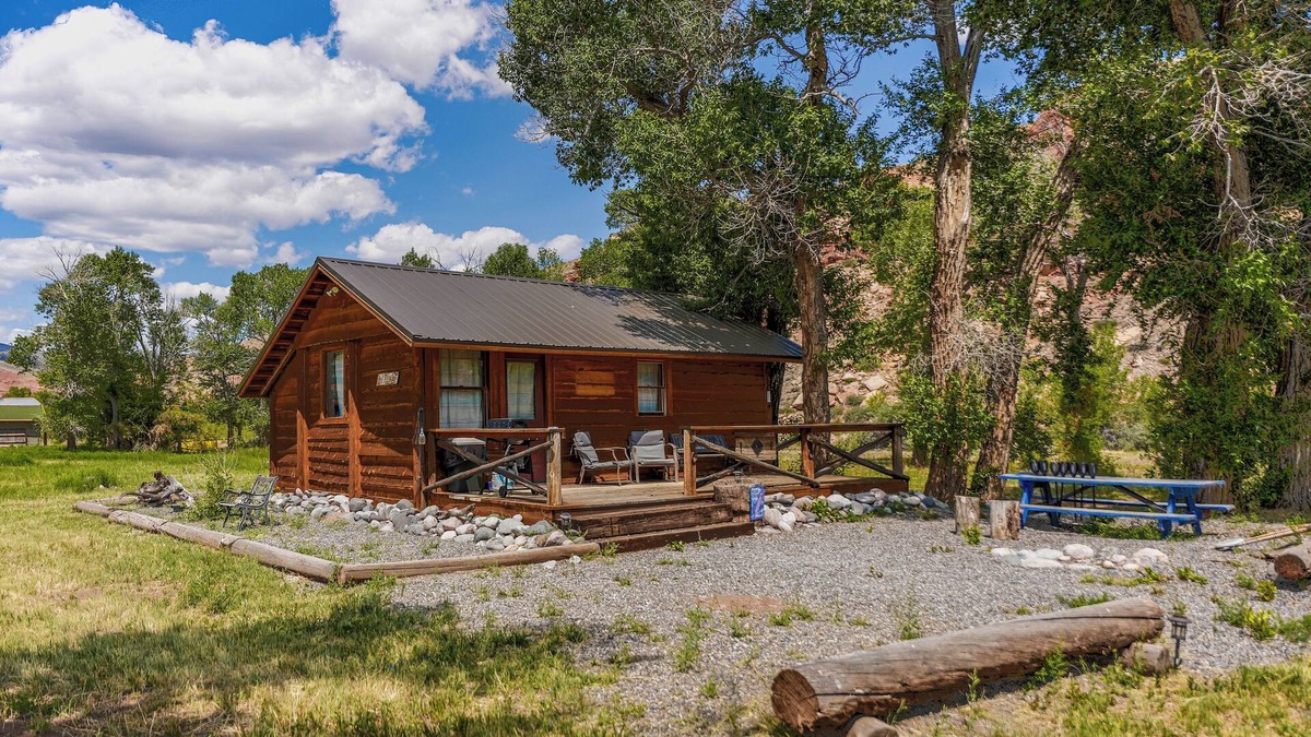 Dubois Cabin | Charming riverfront 2-bedroom cabin in enchanting Dubois with WiFi