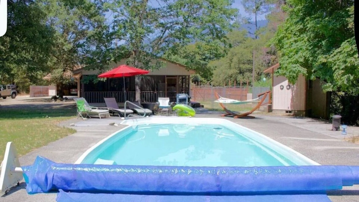 Salyer House | Charming secluded 2-bedroom home in Hawkins Bar with pool and pet friendly