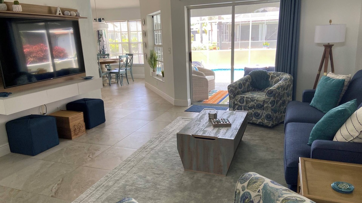 Pelican House | Charming Southwest Cape Coral home with saltwater pool.