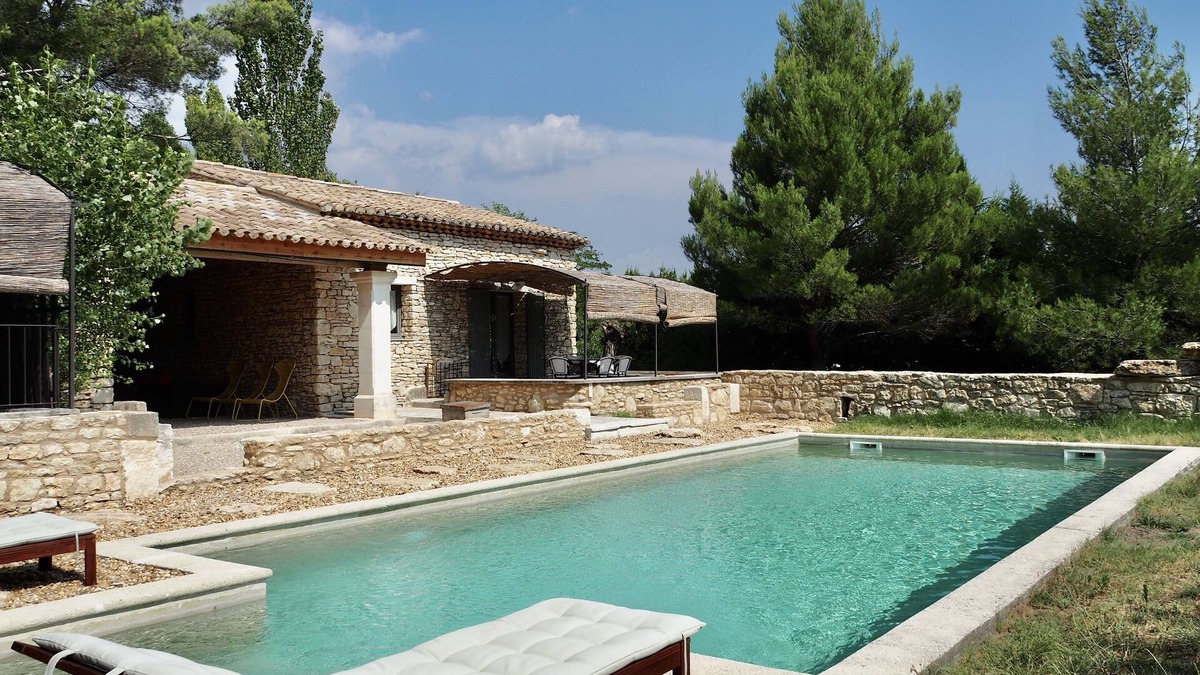 Gordes House | Charming stone cottage -air conditioner. Shared pool with 2 houses 10x5 m
