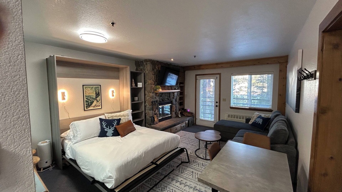 Palisades Apartment | Charming studio in Kirkwood w/hot tub and wifi