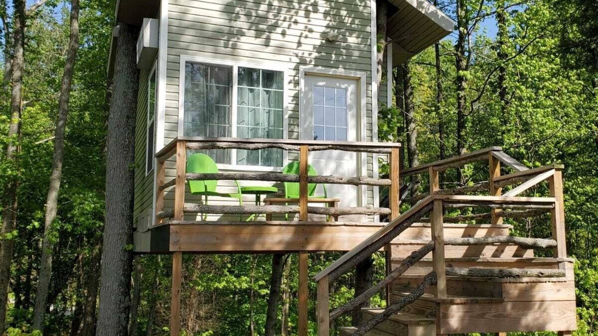 Rumsey Cabin | Charming Treehouse with Lake View and Access