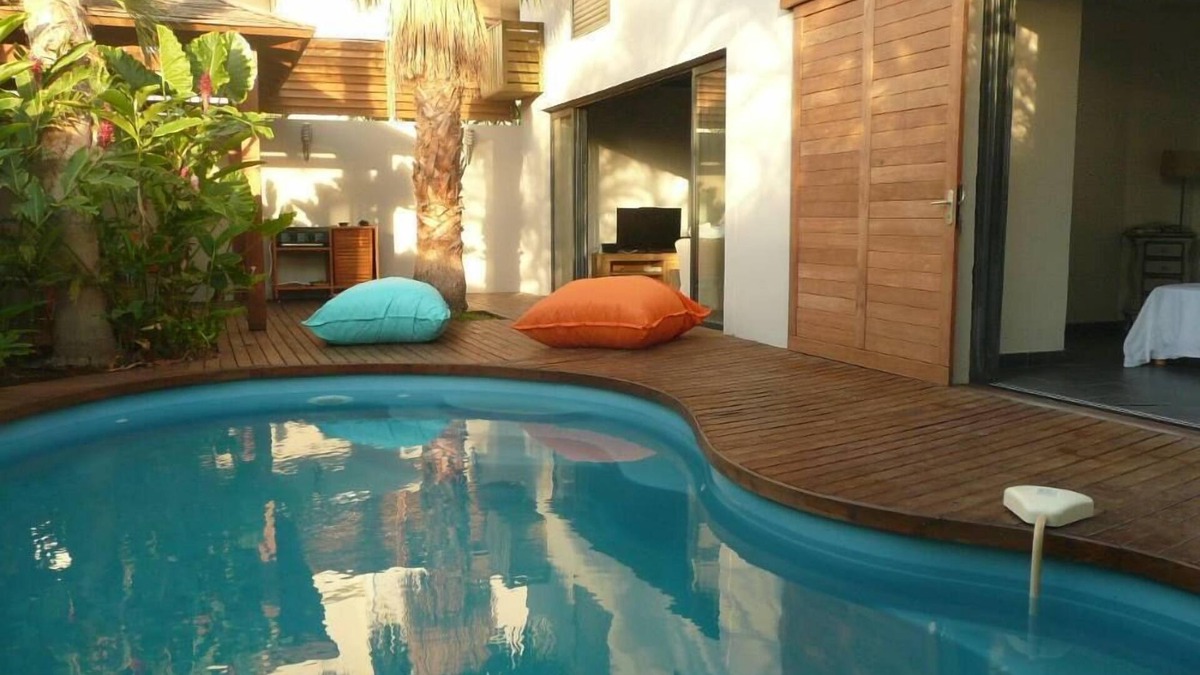 La Saline Les Bains House | Charming villa with swimming pool at 50 m from the lagoon beach, La Saline les Bains