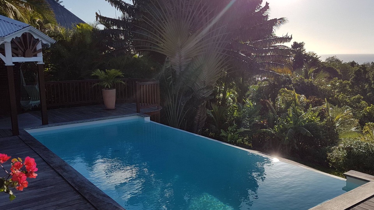 Cafeiere Villa | Charming villa with pool and sea view in lush greenery