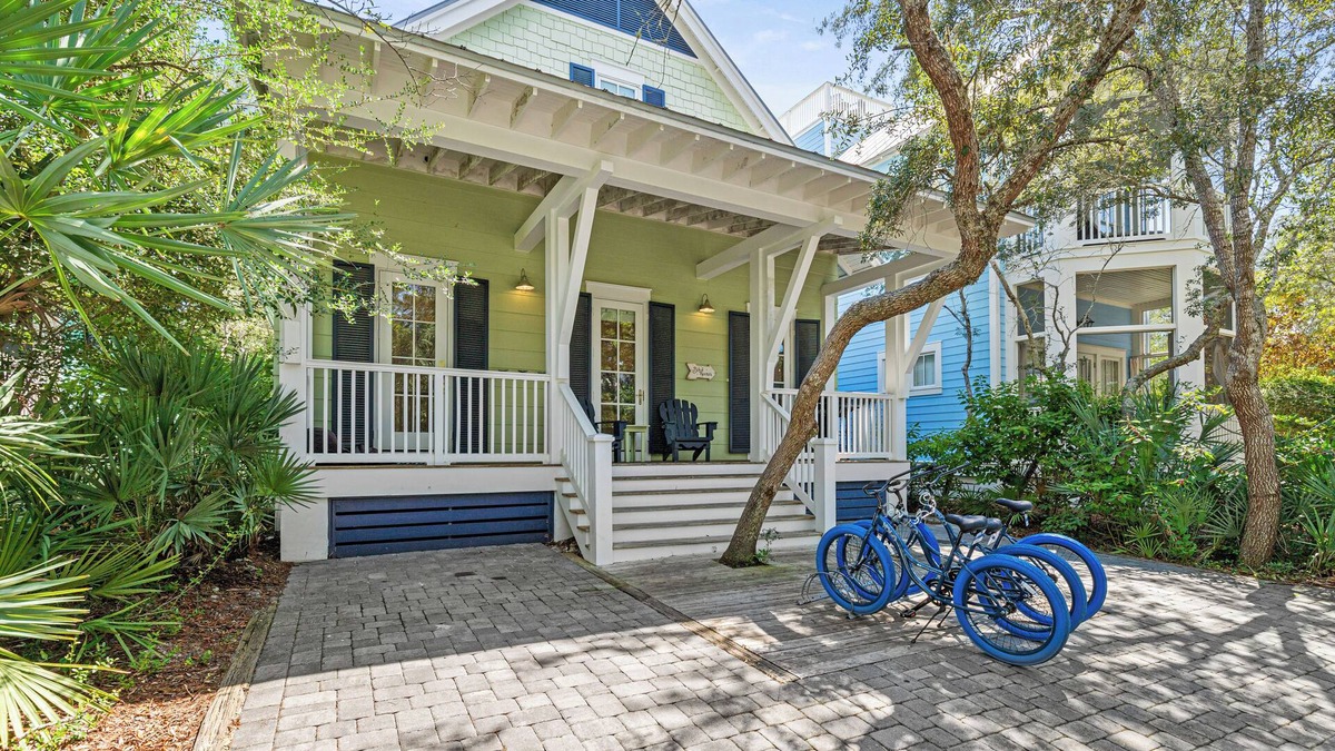 Watercolor House | Charming WaterColor Retreat | Walk to Beach Club + Seaside