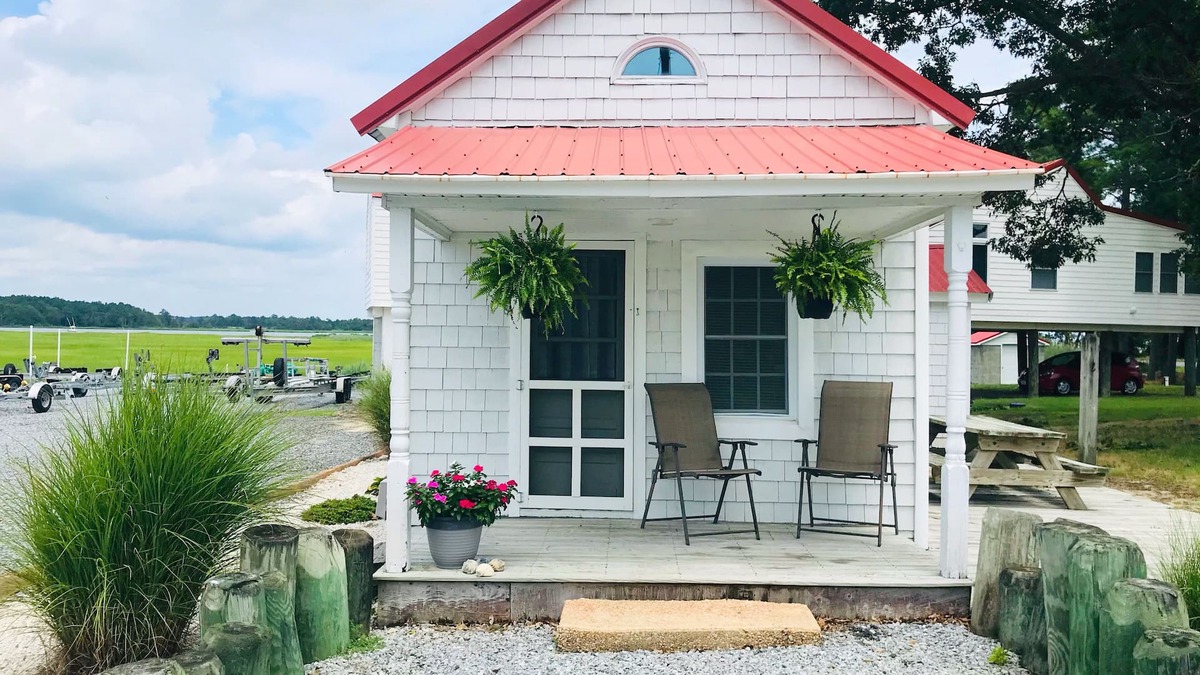 West Beach Cottage | Charming waterfront cottage- marina access and short drive to Bethany Beach