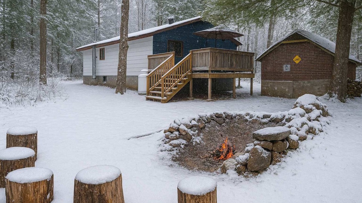 Mississippi Mills House | Charming Winter Cabin Retreat with Patio & Firepit