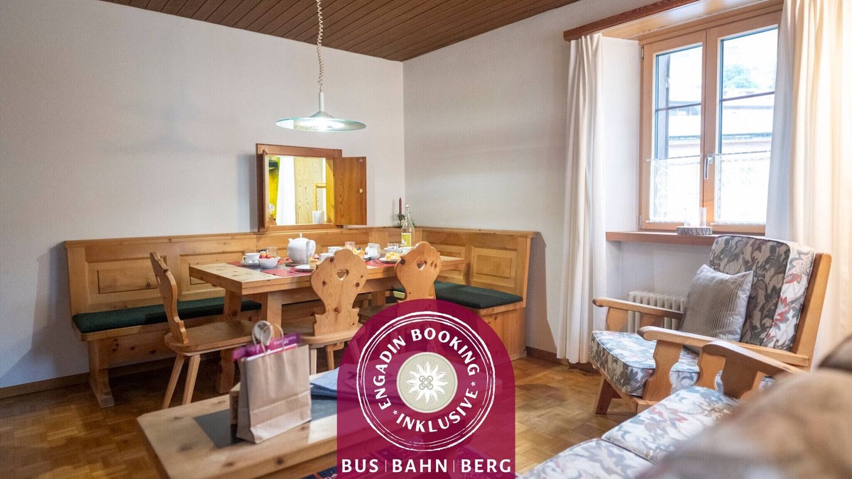 Sent Apartment | Chasa Bügliet: Holiday flat in the village center of Sent