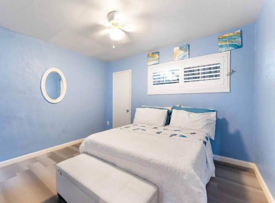 Upland Apartment | Cheerful one bedroom with free parking and patio.