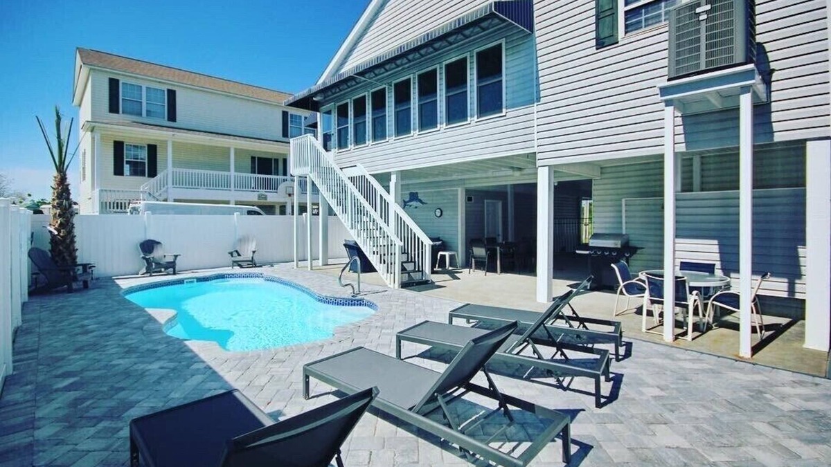 Cherry Grove Beach House | Cherry Grove/North Myrtle Beach Luxury Vacation Home, Private Pool, Pet Friendly