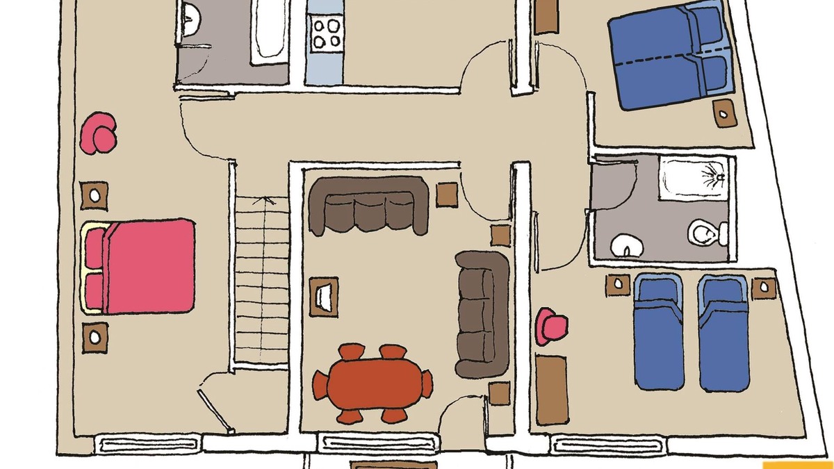 Shanklin Apartment | Cherry Tops apartment first floor