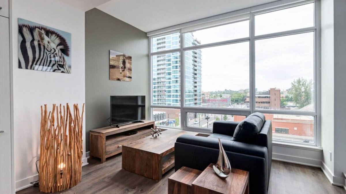 Beltline Apartment | Chic 1BR Apt with Balcony and City Skyline Views