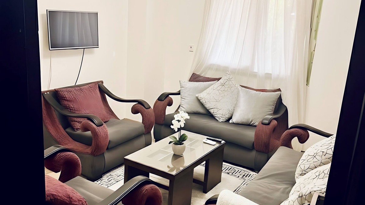 Sheikh Zayed City Apartment | Chic 2-bedroom apartment in wonderful El Sheikh Zayed City with AC