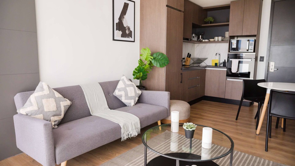 El Golf Apartment | Chic 2BR Oasis in Las Condes Ready for Relaxation