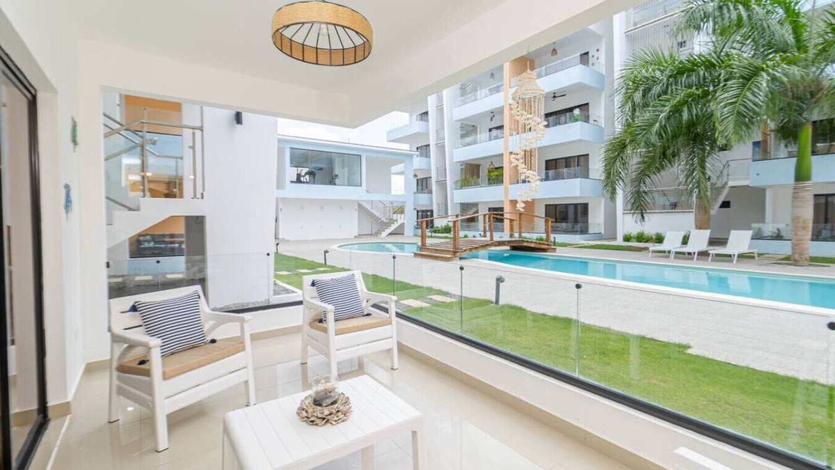 Los Melones Apartment | Chic Bayahibe 2BR near Bayahibe Center