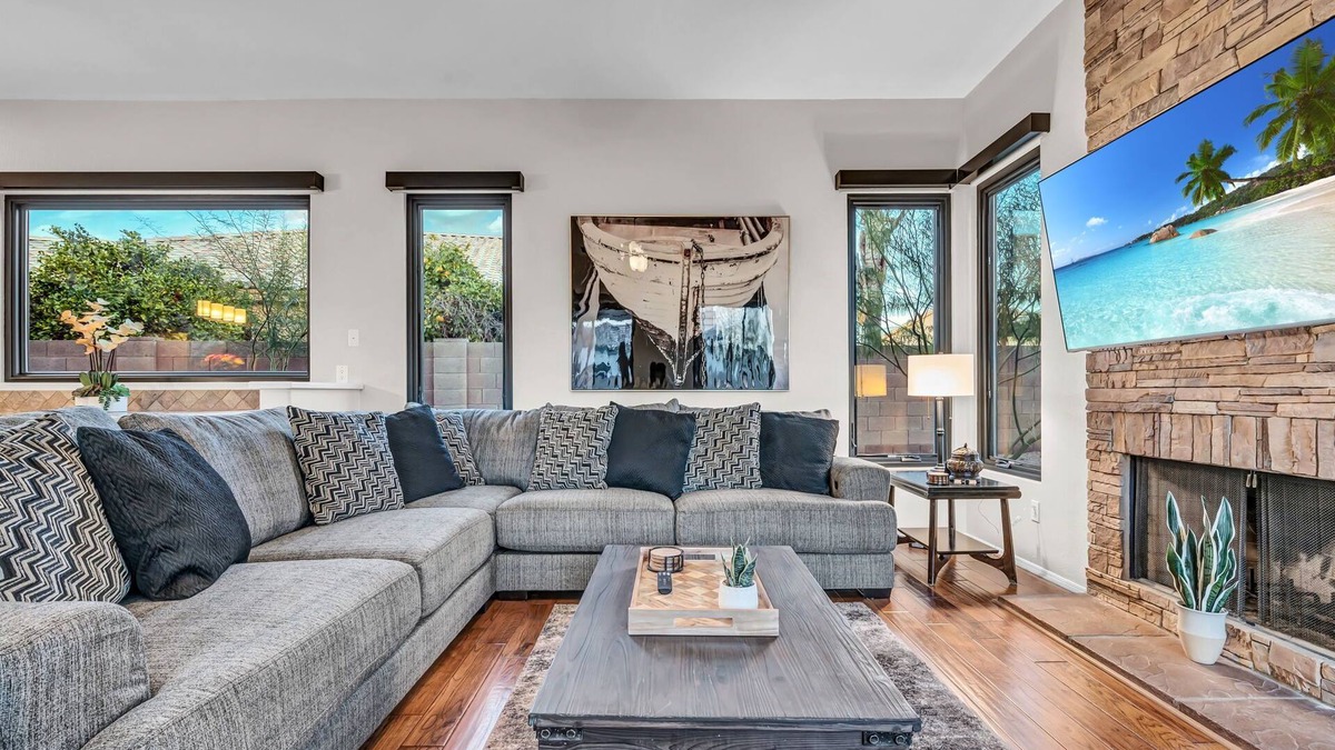 Chandler House | Chic Chandler Resort with Heated Pool, Firepit & BBQ Grill