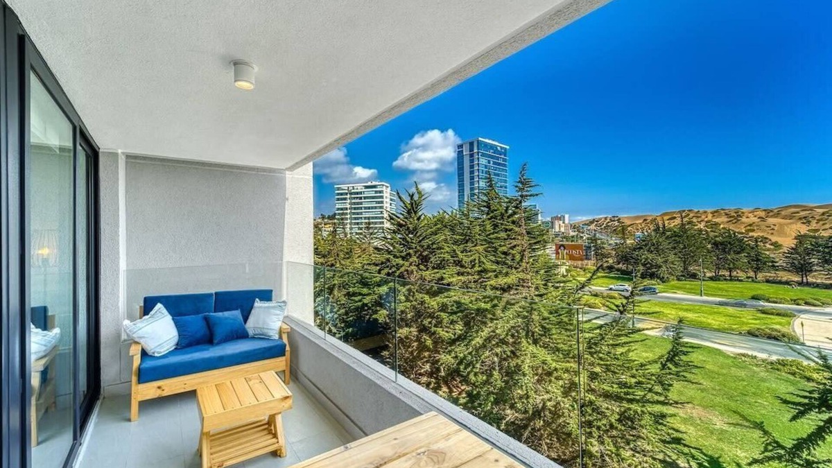 Concon Apartment | Chic Coast 1D con Vista a Dunas