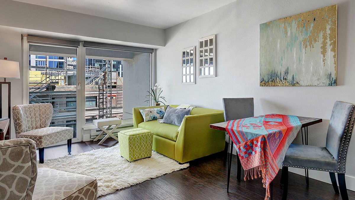 Downtown Seattle Condo | Chic Condo, views & designated EV parking in Downtown Seattle @Pike Place Market