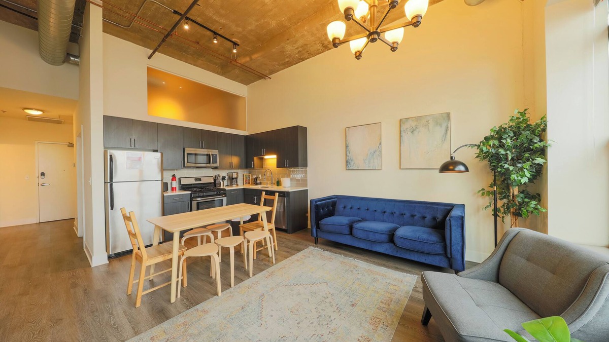 Prairie District Hotel | Chic Cozy 2BR near McCormick + Museum Campus
