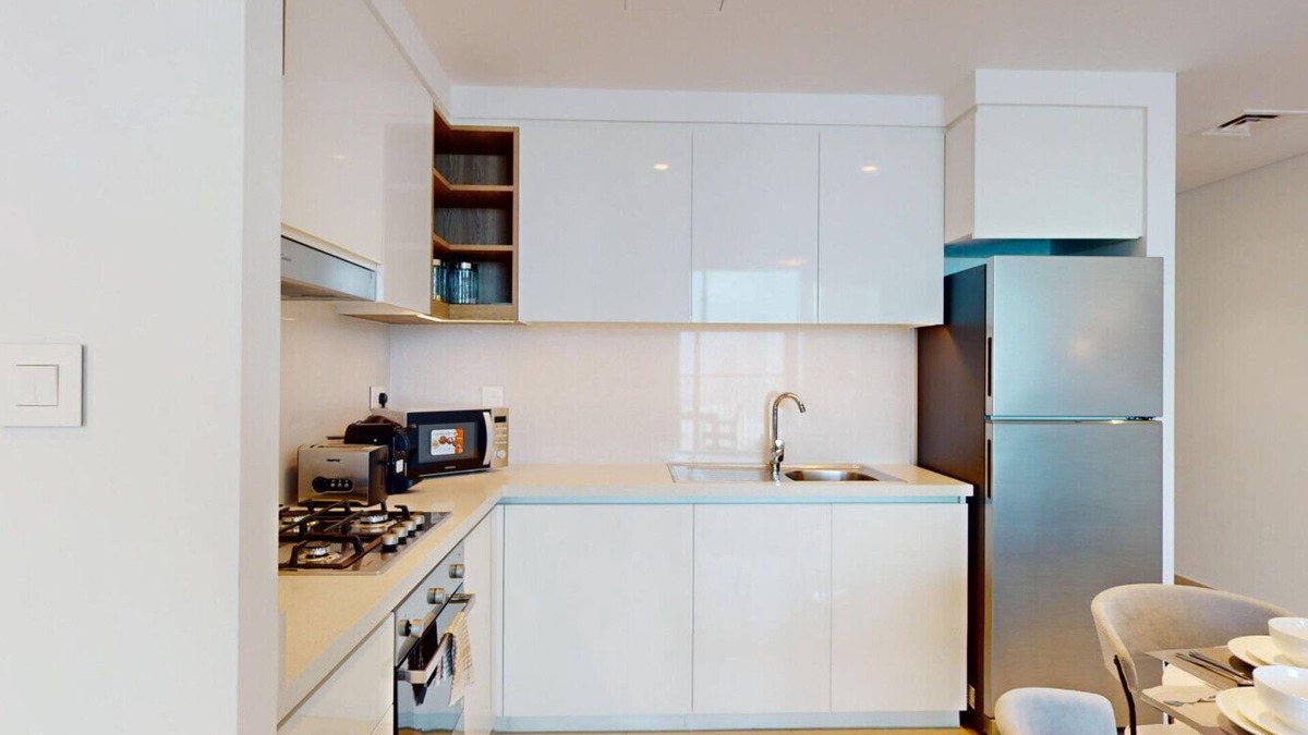 Za'abeel 2 Apartment | Chic High Rise 1 Bed l Pool Access with Burj Views