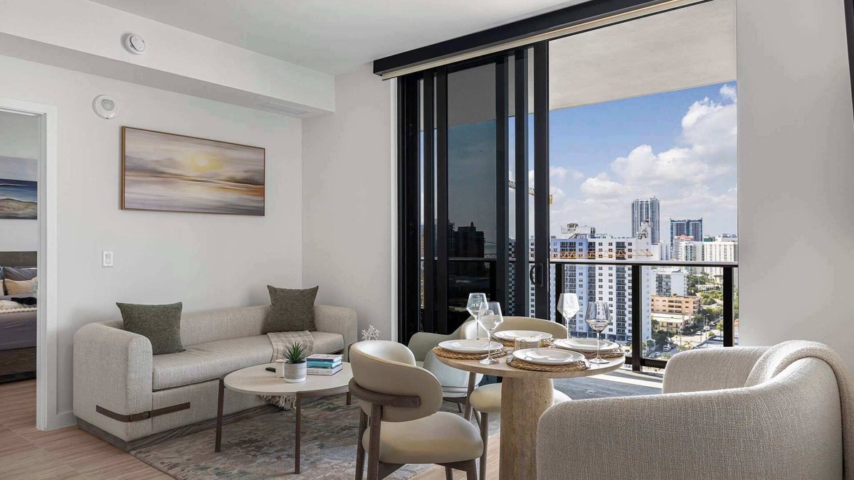 North Beach Apartment | Chic Miami Retreat Stylish 2BR Gem for 6