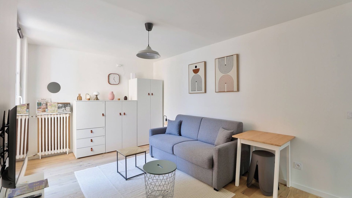 Quartier de la Maison-Blanche Apartment | Chic, modern studio near Place d'Italie