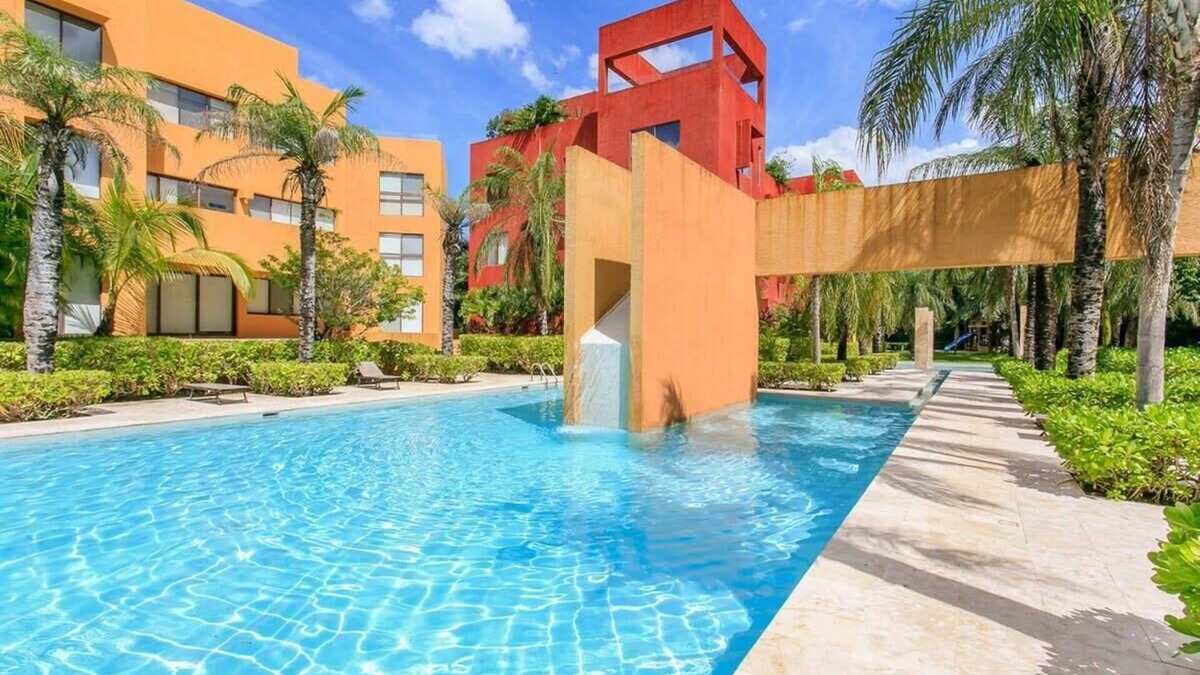 Xpu-Ha Condo | Chic Penthouse | Private Pool | Golf Views | Bikes