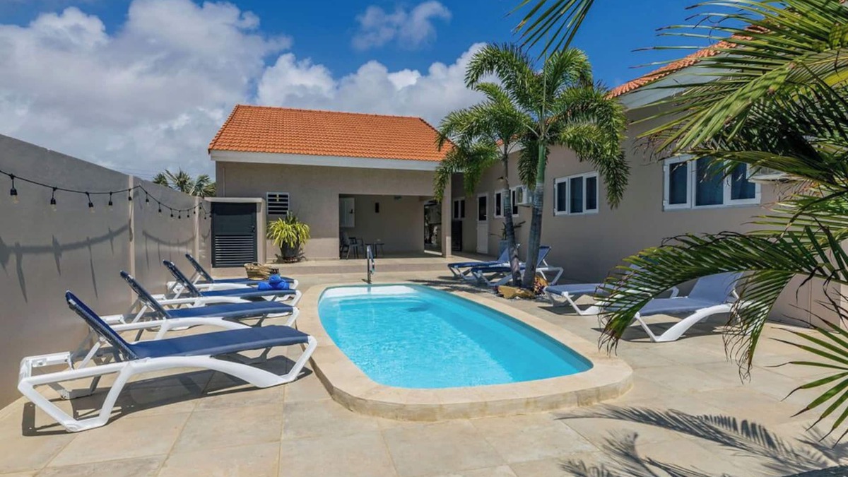 Paradera Villa | Chic & Serene 4BR Retreat w/Pool & Car– 10 Min to Beaches!