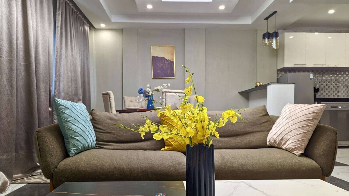 Douala Apartment | Chic studio with parking near the airport
