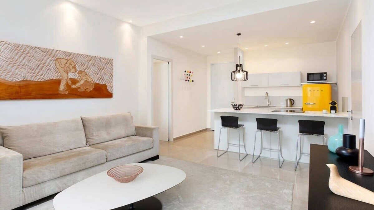 Tel Aviv City Center Apartment | Chic White City 1BR in Neve Tsedek by HolyGuest