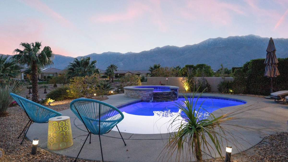 Palm Springs House | Chimayo Villa, Poolside Mtn, Views, close to PS