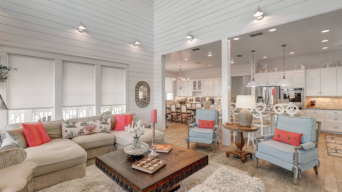 Cinnamon Shore House | Cinnamon Shore Home w/Shabby-Chic Style, All King Beds & Nearby Dune Pool