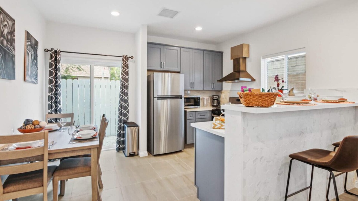 Covina House | City Vista Hideaway: Spacious 2-story back house. Relax with a 65” Smart TV, Unwind on the Balcony,