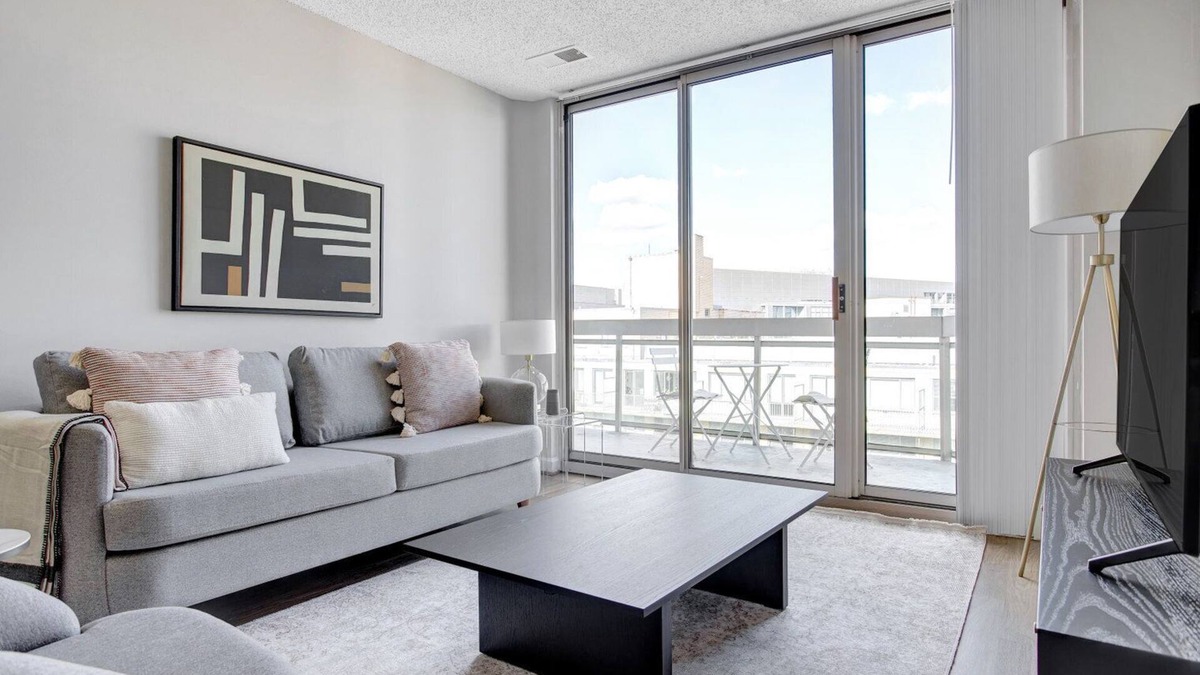 Connecticut Ave - K Street Apartment | Classic Foggy Bottom 1BR w/Gym & W/D, near Metro & GWU, by Blueground
