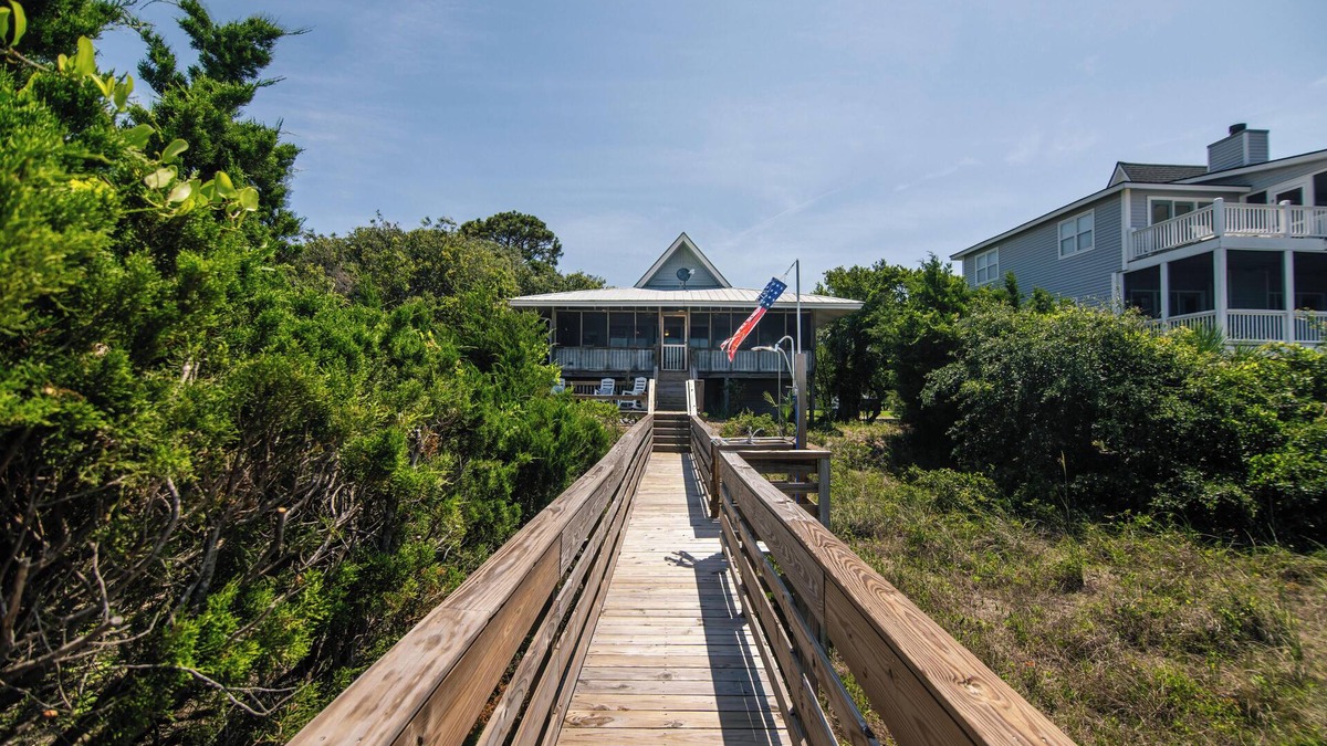 South Carolina Lowcountry House | Classic on the St. Helena Sound w/Sunset Views: Screened Porch: Dolphin Sightings; Cable TV/WiFi