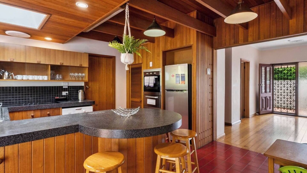 Sandy Bay House | Classic Retro Home Steps from Sandy Bays Best
