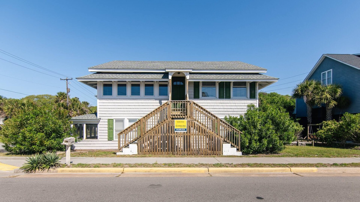 South Carolina Lowcountry House | Classic Second Row Home w/Ocean Views & Direct Beach Access; CableTV/WiFi