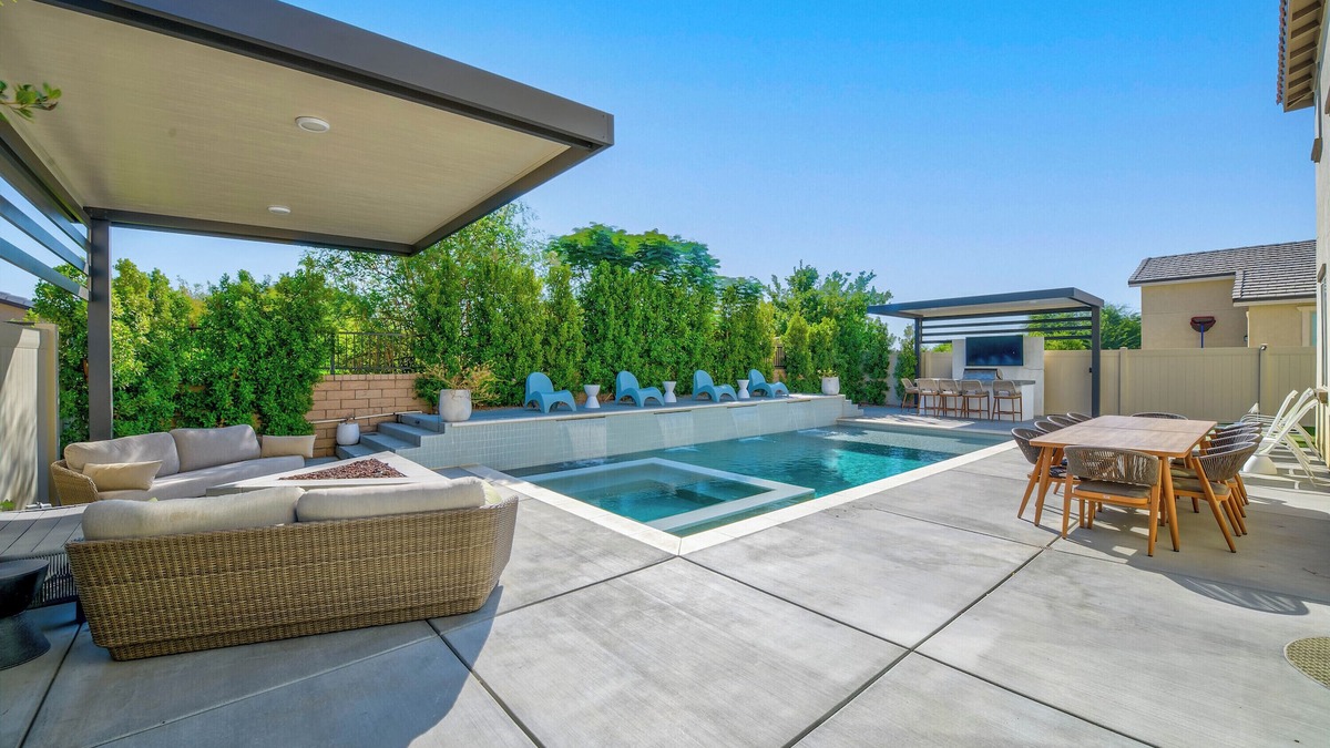 Coachella House | Cloud Nine - Designer style home with an intimate backyard setting