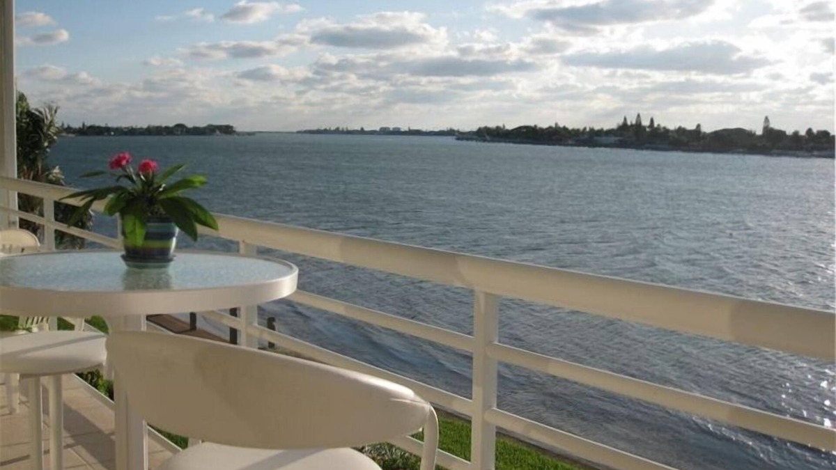 St. Petersburg Condo | CLUB BAHIA LUXURY WATERFRONT Condo View Sunsets, Dolphins, Manatee from balcony!