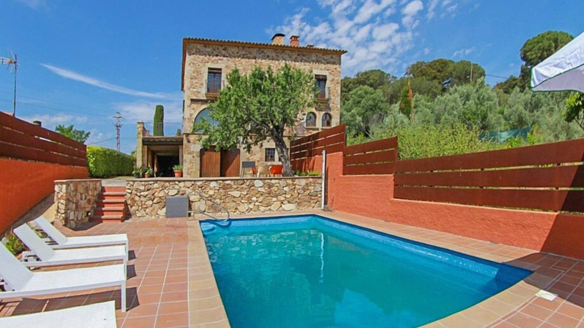 Santa Cristina de Aro Villa | Club Villamar - Amazing rustic villa with private swimming pool and great views offer charming at.