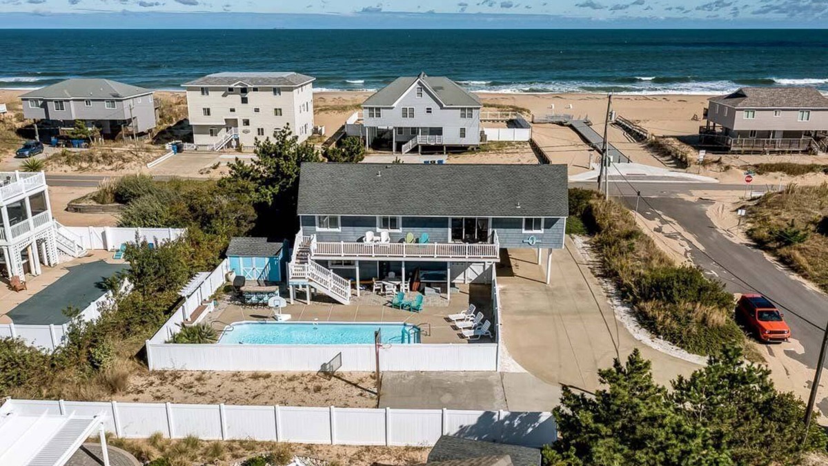 Sandbridge House | Coastal Charm | 200 ft to the beach | Private Pool, Hot Tub