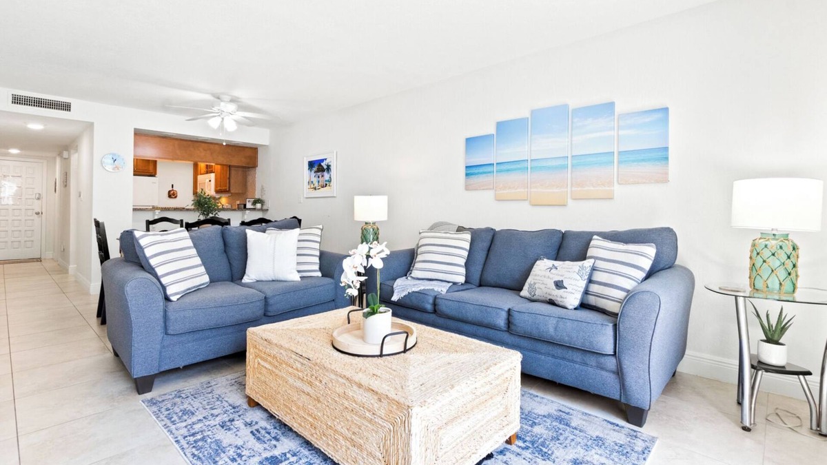 Avon By The Sea Condo | Coastal Comfort Steps from Cocoa Beach Pier W/Heated Pool, BBQ Grills & Private Balcony