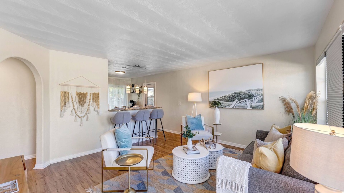 Pompano Beach House | Coastal oasis retreat with fire pit near Pompano Beach Pier.