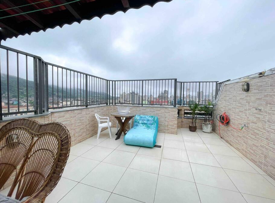 Jardim Praiano Apartment | Cobertura Guarujá, Enseada. 500 mts do mar p/10 pessoas