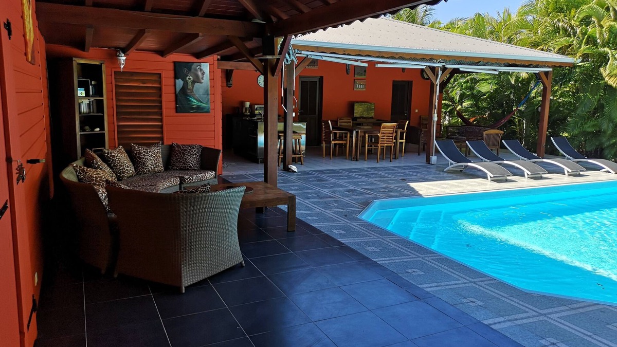 Rifflet Villa | coconut kaz, swimming pool, pearl beach at Riflet Deshaies