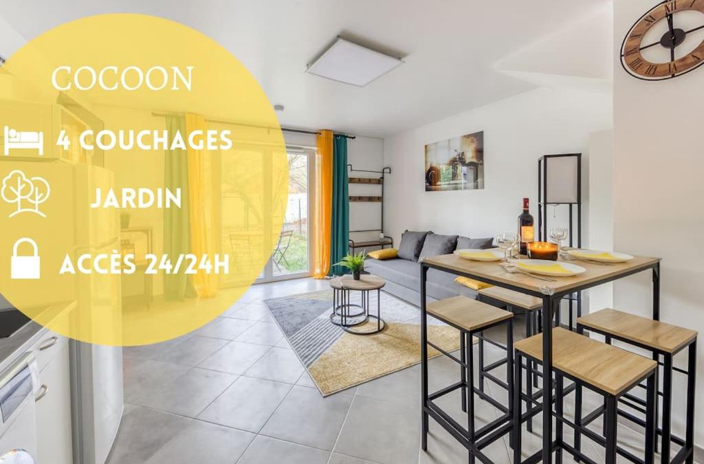 Baulne Apartment | Cocoon - Jardin - Boite à clé - Wi-Fi