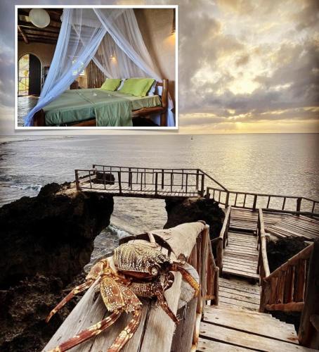 Shimoni House | Colobus Suite of 40m2 in Villa 560 m2, View of the Indian Ocean